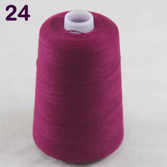 Sale 100g Cone 100% Cashmere Hand Knitting Crochet Wrap Shawl Yarn Magenta