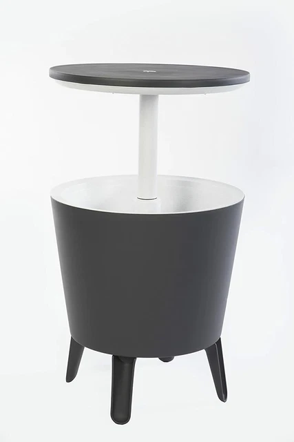 Tavolino Keter Minifrigo Cool Bar 3 In 1 Da Giardino Con Portaghiaccio 30 Litri