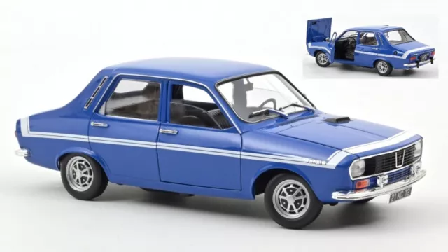 Miniature voiture auto 1:18 Norev r12 Renault 12 Gordini Bleu Modélisme Static