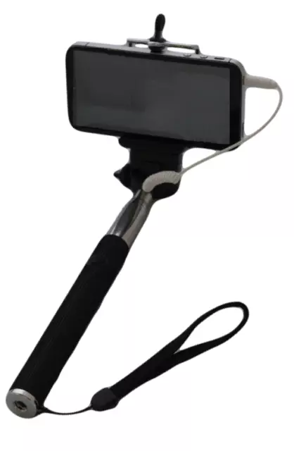 Z07-5S Selfie Stick with Wired Antenna Style Extendable Monopod Cable Take Pole