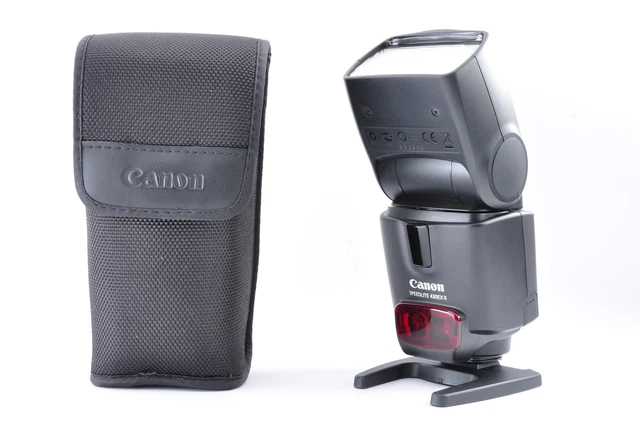 "Mint" Canon Speedlite 430EX II Shoe Mount Flash w/soft case from Japan