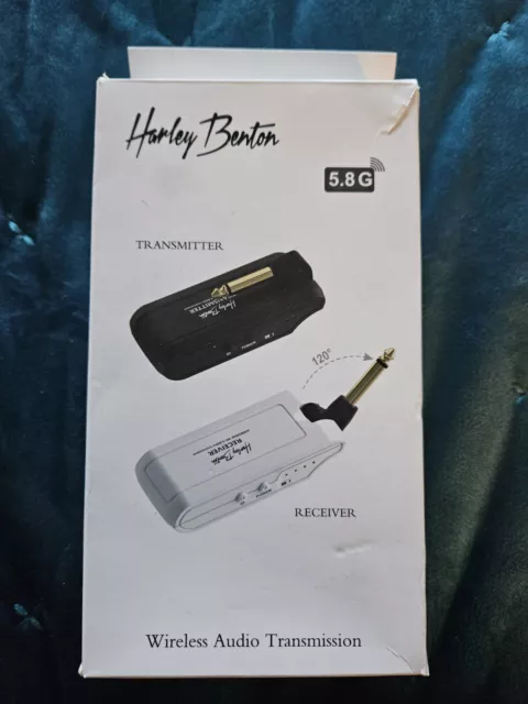 Harley Benton Wireless Guitar System 5.8GHz Audio Transmitter Receiver