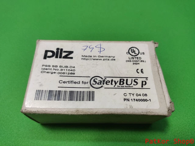 Pilz 311040 / # J PKL 6253