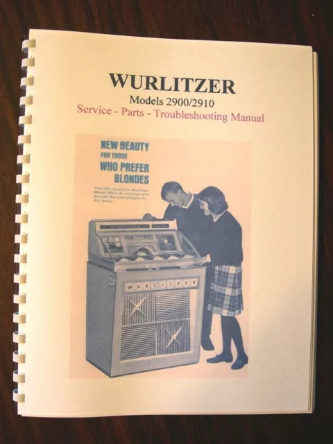 Wurlitzer Model 2900 Jukebox Manual