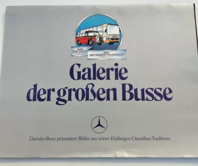 Bildermappe Daimler-Benz "Galerie der großen Busse"