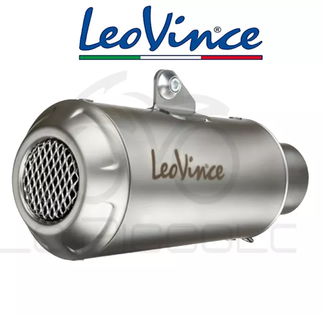 Pot D'Échappement Complet LEOVINCE LV-10 Honda Msx 125 / Grom 2018 Inox / Inox