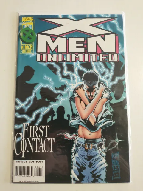 X-Men Unlimited First Contact Vol. 1 #8 X-Men Deluxe Marvel Comics 1995 Preowned