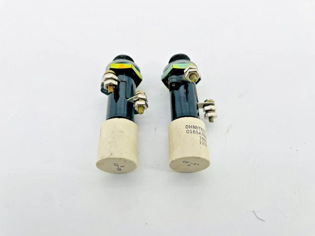 Lot of 2 GE 116B6708G45 Indicating Light 120V ET-16 No Lens 0165A7844P5