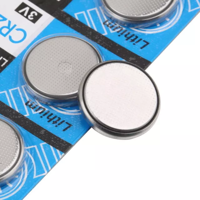 Hot Useful 5Pcs 3 Volt CR2032 3V Coin Button Cell Battery For Watch Toys Remote 2