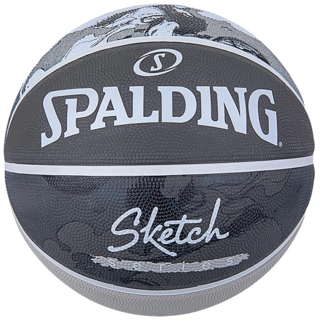 Ballon De Basket Spalding Adam Silver Marble Series - Taille 7 Gris (occasion)