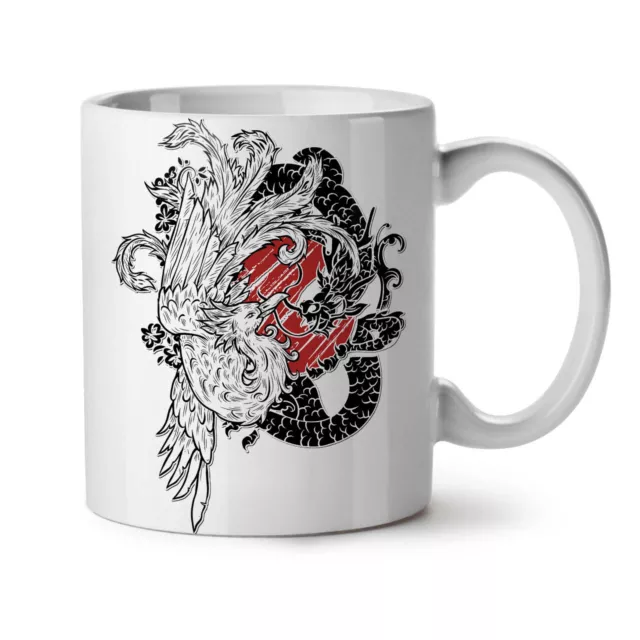 Yin Yang Beast Fantasy NEW White Tea Coffee Mug 11 oz | Wellcoda