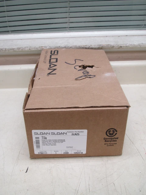 Sloan 110 DFB SMO / 2LRZ5 Automatic Flush Valve 3.5 GPF w/ EBV-89A-M Operator