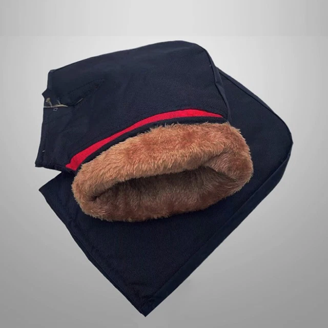 Gants chauds d'hiver guidon manchons pour véhicules électriques noir + rouge