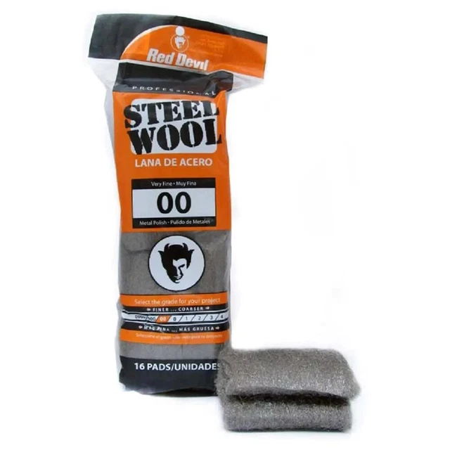 Red Devil Professional Steel Wool 00 Very Fine
