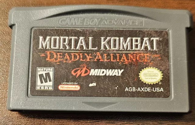 Mortal Kombat Deadly Alliance Nintendo Game Boy Advance 2002 GBA Cartridge Only