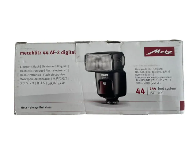 Flash Metz Mecablitz  44 AF-2 digital. Nuevo