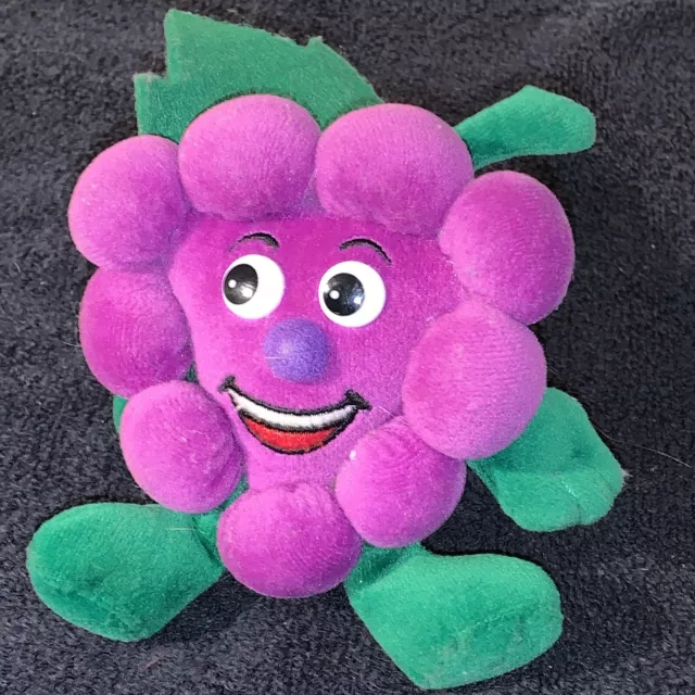 Toy Box Fruit Seedies Golly Grape Fruit Plush 4.5" Stuffed Toy