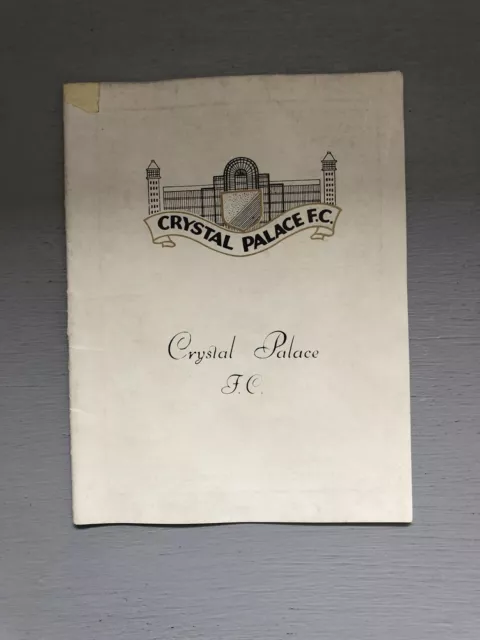 05/11/1966 Crystal Palace v Bury - Second Division - 1966/67