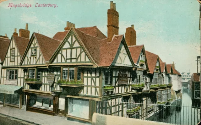 Kingsbridge Canterbury Kent Vintage Postcard