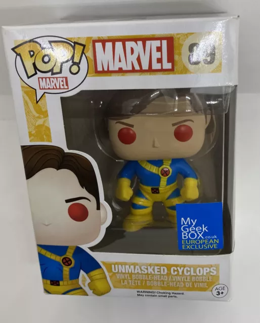 Funko Pop! Unmasked Cyclops - MyGeekBox Europe Exclusive (#89, Marvel)