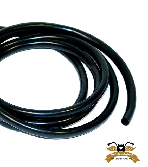 1 m Bougierrohr Bougierschlauch PVC Kabelhülle Kabelbaum Mofa Moped Ø 6 mm