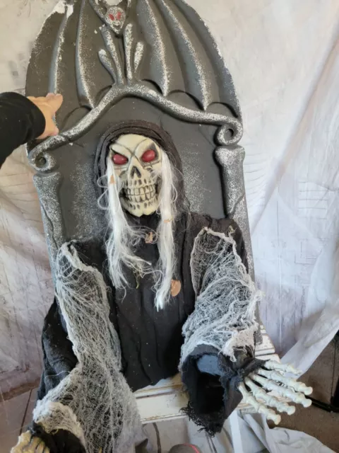 Grim reaper tombstone Halloween prop