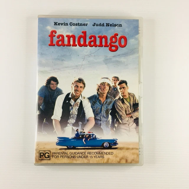 Fandango (DVD 1985) Very GC, Kevin Costner Comedy Drama, Region 4, Free Postage