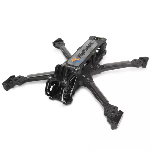 FlyFishRC Volador V2 O3 VX5 FPV Freestyle Frame Black