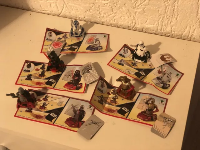 Ü-Ei Serie 5 Figuren der Serie Star Wars aus 2019 - Original - mit BPZ