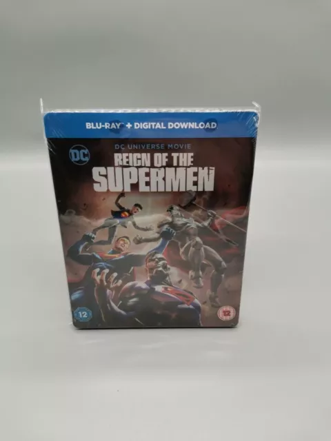 DC REIGN OF THE SUPERMEN - NEU & Sealed - BLU-RAY - STEELBOOK "Superman"