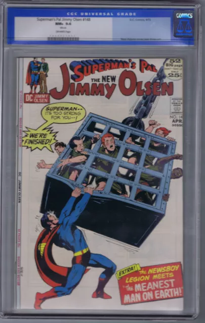 Superman's Pal Jimmy Olsen #148 DC Pub 1972 CGC 9.6 (NEAR MINT +) Old Label !