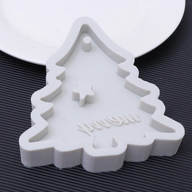1 pieza Navidad Forma de silicona Galletas Hornear Formas Navidad Pastel Forma