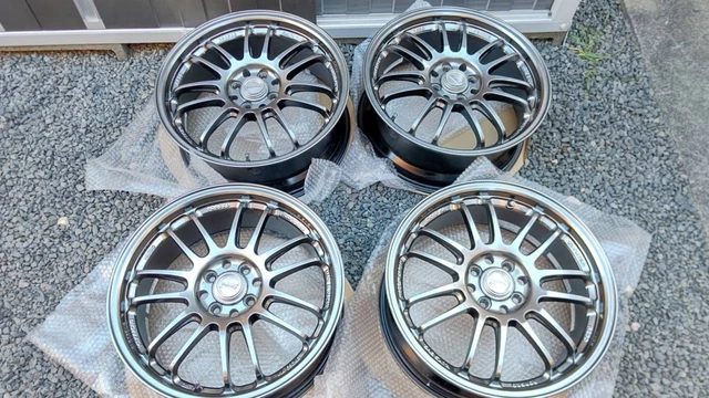 JDM Wheels RAYS VOLK Racing RE30 17inch 7J  47 PCD100 4 holes FS Set of 4