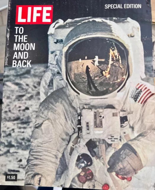 Life Magazine 'To The Moon And Back' SPECIAL EDITION 1969 NASA Moon Landing VG