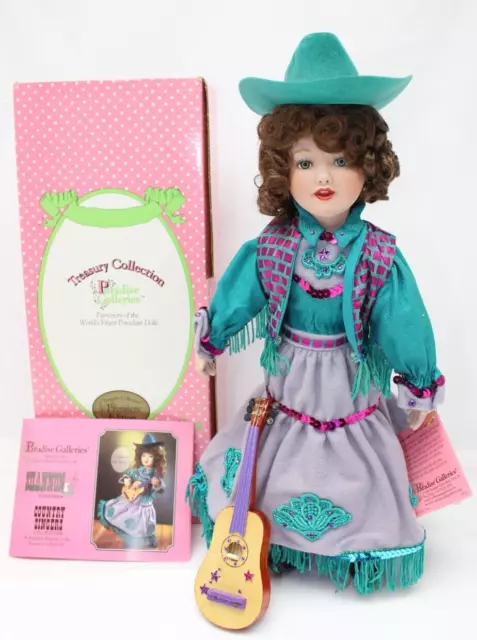 VTG Paradise Galleries Country Singers SHANNON 14" Porcelain Doll (No Singing)