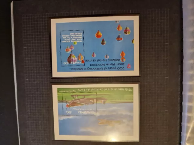 Tanzania 1994 Sg Ms1790 Aviation Anniversaries   Mnh