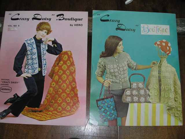 Vintage Pattern Book "Crazy Daisy Boutique" for Scovill Crazy Daisy loom Vintage Pattern Book "Crazy Daisy Boutique" for Scovill Crazy Daisy loom