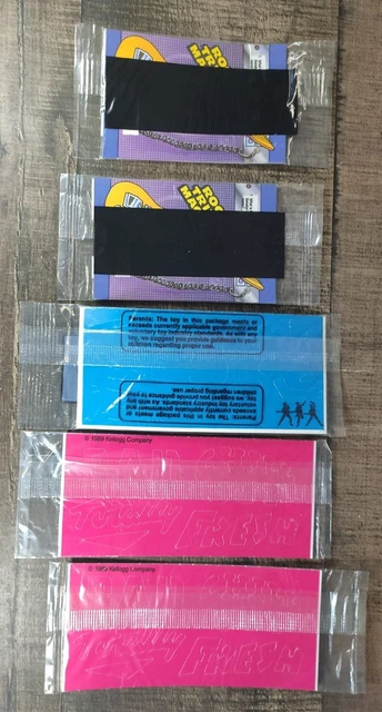 5 Vintage Late 1980s 90s Cereal Promo Cardboard Cutouts And Rock Trivia Machine