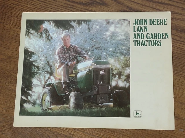 John Deere Lawn & Garden Tractors For 1980/81 Tractor Dealer's Brochure TBPA