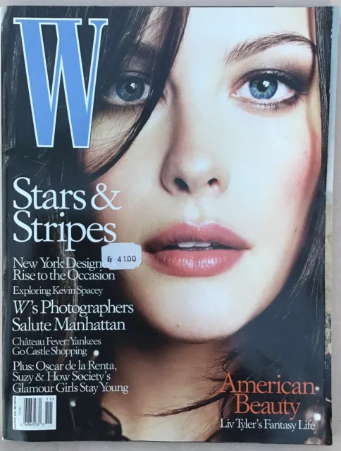 W Magazine November 2001. Liv Tyler, Marc Jacobs, Jennifer Tilly