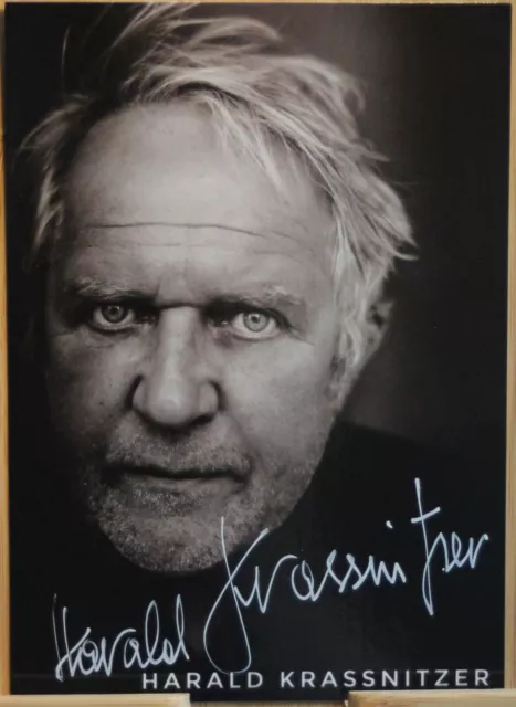 Harald Krassnitzer Orig Autogramm signiert TATORT Wien Schauspieler - AK