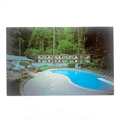 Postcard California Ben Lomond CA Hylton Apartment Hotel 1970s Chrome Unposted