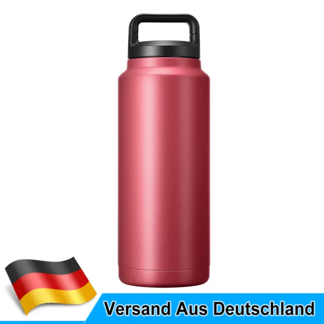 Thermosflasche Edelstahl Isolierflasche Trinkflasche Thermoskanne Wasserflasche