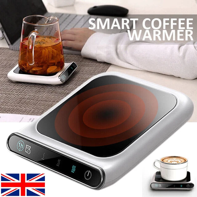 3 Levels Smart USB Coffee Mug Warmer Tea Milk Cup Heater Pad Heating Coaster UK