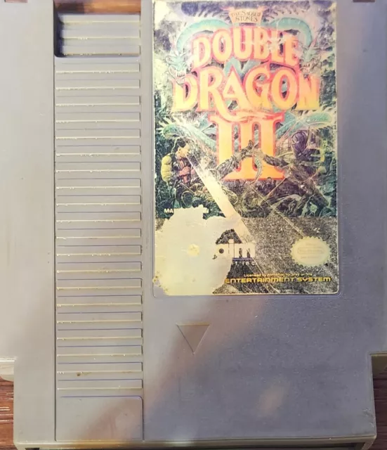 Double Dragon 3 III The Sacred Stones (Nintendo NES, 1991) Cart Only. Tested.