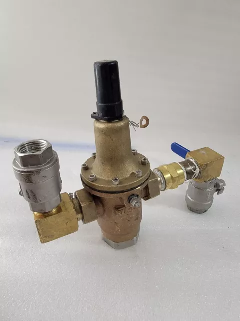 Cla-Val 20935201A Pressure Reducing Valve 3/4" CRD-L 25-100 Psi 2 Ball Valves