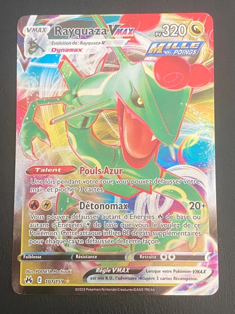 Pokemon Card Fr Eb Zenith Supreme - Rayquaza Vmax 101/159 Ultra Rare - New