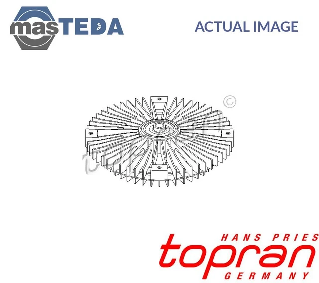 Ventilateur De Refroidissement Moteur Topran 401 191 - Diamètre 430 Mm, 5 Pales - Compatible Mercedes W201, W124