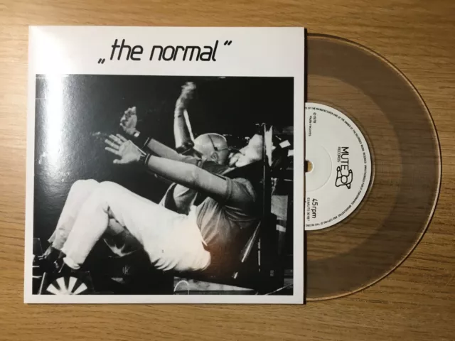 The Normal 7": Warm Leatherette / Tvod  *Rare Clear Vinyl Electronic Sound Copy*
