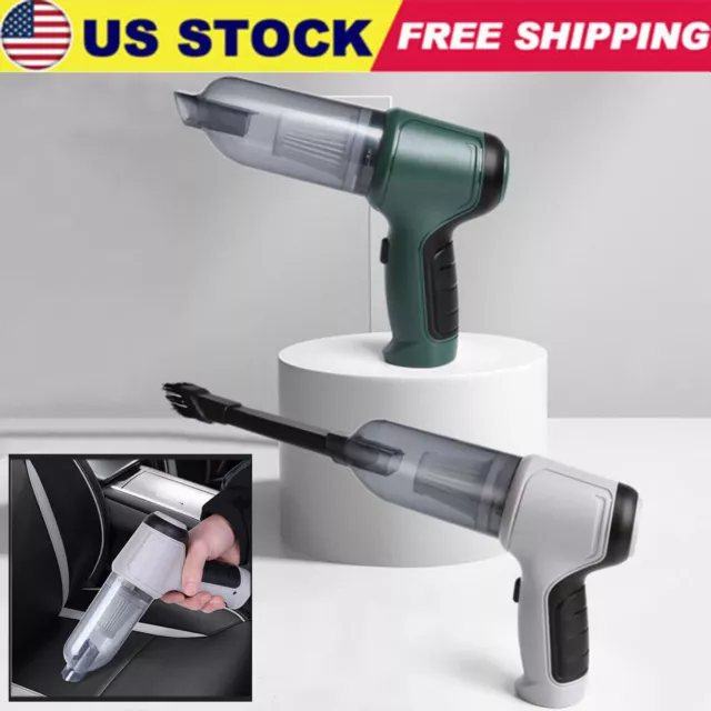 Electric Cordless Car Vacuum Cleaner Handheld Air Blower Dry & Wet Duster New